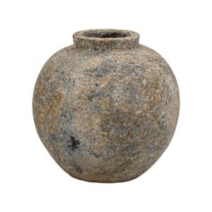 ΚΕΡΑΜΙΚΟ ΒΑΖΟ FYLLIANA FL3115 ΧΡΩΜΑ ΓΚΡΙ - ΒΕΡΑΜΑΝ - ΚΑΦΕ 29x30εκ