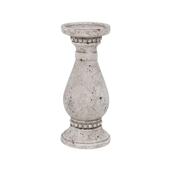 ΚΕΡΑΜΙΚΟ ΚΗΡΟΠΗΓΙΟ Fylliana FL18121 ΓΚΡΙ ΧΡΩΜΑ 11x11x27εκ