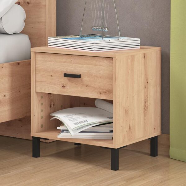 ΚΟΜΟΔΙΝΟ ALERIA NO1F ARTISAN OAK ΧΡΩΜΑ 48x40x52εκ