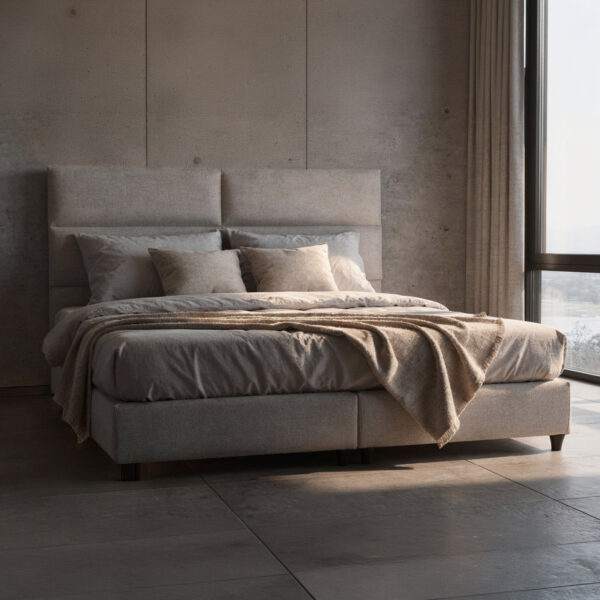 krebati-yperdiplo-apo-mpez-yfasma-fb9628-1-3.jpg ΚΡΕΒΑΤΙ ΥΠΕΡΔΙΠΛΟ MILO ΑΠΟ ΜΠΕΖ ΥΦΑΣΜΑ HM628.32 ΓΙΑ ΣΤΡΩΜΑ 180x200 εκ.