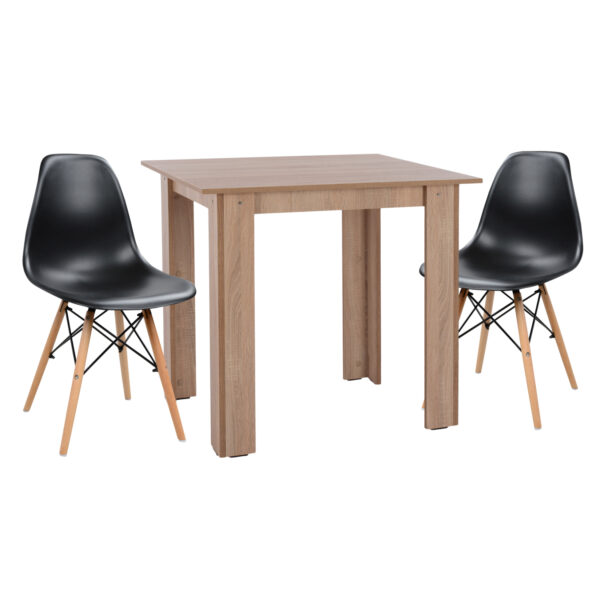 set-trapezarias-3tmch-fb921376-tetragono-3.jpg ΣΕΤ ΤΡΑΠΕΖΑΡΙΑΣ 3ΤΜΧ KELVIN HM21376 ΤΕΤΡΑΓΩΝΟ ΤΡΑΠΕΖΙ SONAMA OAK--2 ΚΑΡΕΚΛΕΣ ΜΑΥΡΕΣ