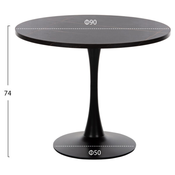 set-trapezarias-3tmch-fb921389-stroggylo-2-4.jpg ΣΕΤ ΤΡΑΠΕΖΑΡΙΑΣ 3ΤΜΧ ROLLO HM21389 ΣΤΡΟΓΓΥΛΟ ΤΡΑΠΕΖΙ--2 ΚΑΡΕΚΛΕΣ ΣΕ ΜΑΥΡΟ