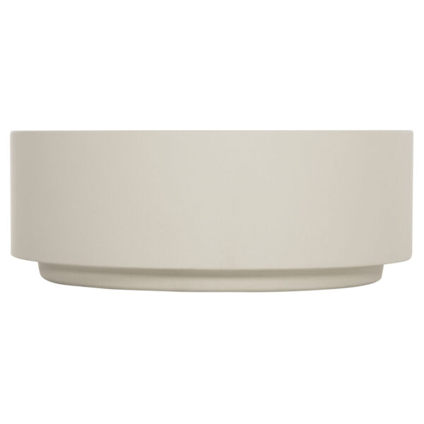 ΤΡΑΠΕΖΙ ΜΕΣΗΣ ΣΤΡΟΓΓΥΛΟ KYOKO HM6579.02 ΜΠΕΖ FIBER CEMENT Φ90x34Υεκ.