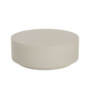 ΤΡΑΠΕΖΙ ΜΕΣΗΣ ΣΤΡΟΓΓΥΛΟ KYOKO HM6579.02 ΜΠΕΖ FIBER CEMENT Φ90x34Υεκ.