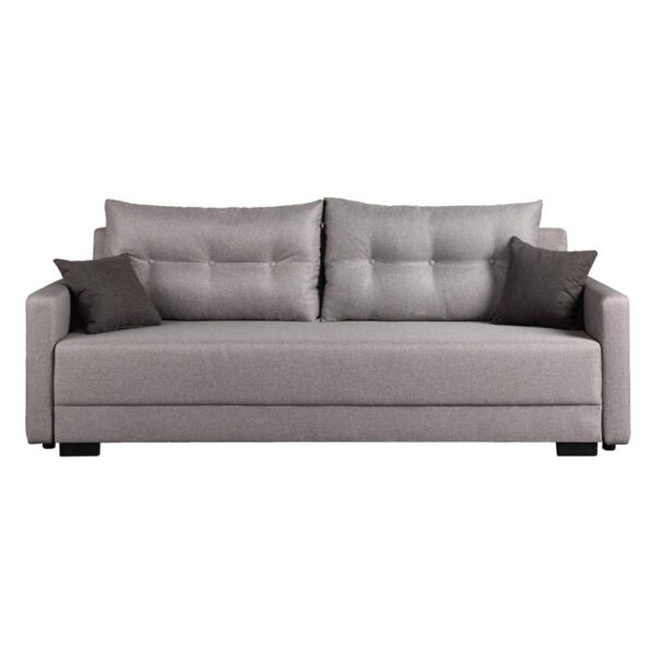 ΚΑΝΑΠΕΣ ΚΡΕΒΑΤΙ ENCO ΓΚΡΙ 220x88x77εκ