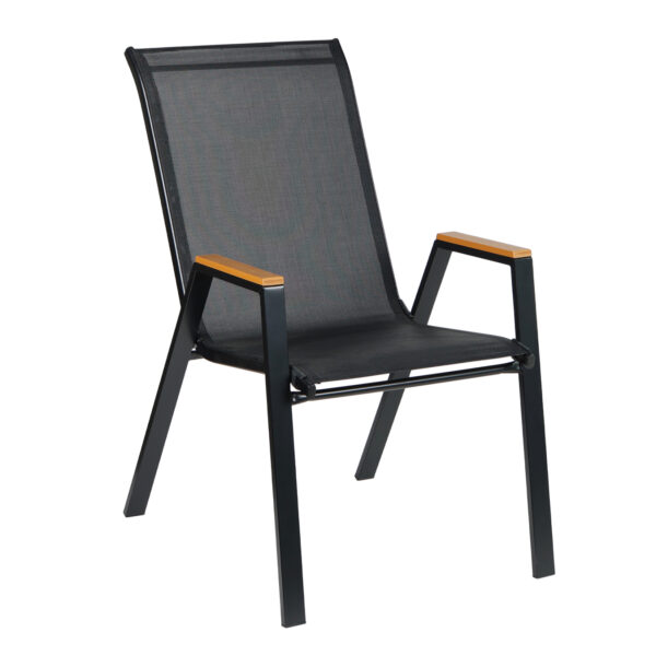 ΠΟΛΥΘΡΟΝΑ ΕΞ.ΧΩΡΟΥ LEONE HM6429.03 ΜΕΤΑΛΛΙΚΗ ΜΑΥΡΗ--TEXTILENE ΜΑΥΡΟ 54x74x91Υεκ