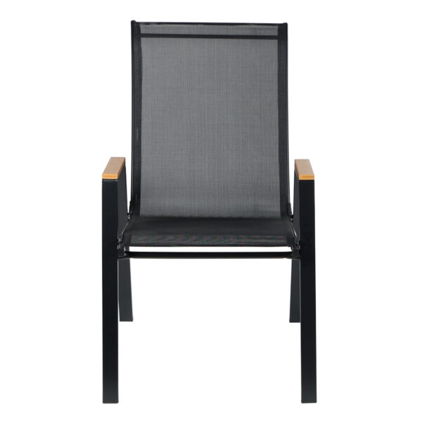 ΠΟΛΥΘΡΟΝΑ ΕΞ.ΧΩΡΟΥ LEONE HM6429.03 ΜΕΤΑΛΛΙΚΗ ΜΑΥΡΗ--TEXTILENE ΜΑΥΡΟ 54x74x91Υεκ