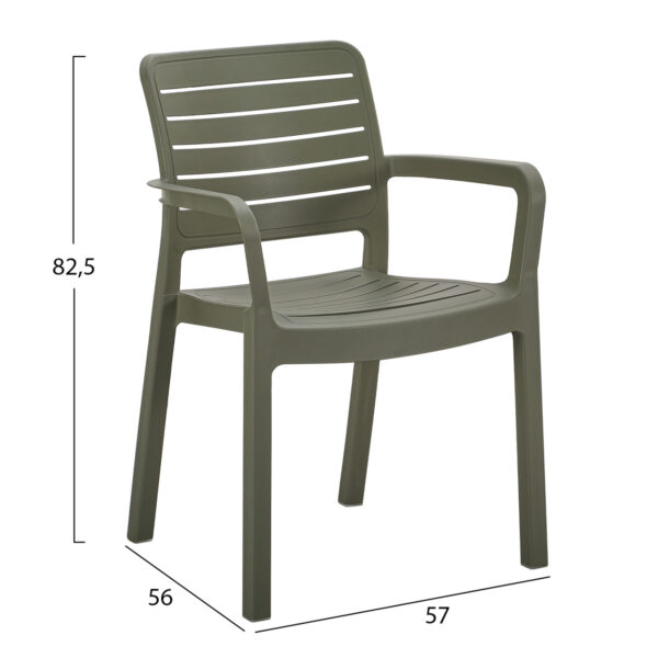 polythrona-exotchoroy-fb9636905-dark-oli-1.jpg ΠΟΛΥΘΡΟΝΑ ΕΞΩΤ.ΧΩΡΟΥ FLAN HM6369.05 DARK OLIVE ΠΟΛΥΠΡΟΠΥΛΕΝΙΟ 57x56x82.5Yεκ.