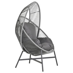 polythrona-folia-fb9650601-gkri-metallo-.jpg ΠΟΛΥΘΡΟΝΑ-ΦΩΛΙΑ RULER HM6506.01 ΓΚΡΙ ΜΕΤΑΛΛΟ-P.E.RATTAN-ΜΑΞΙΛΑΡΙΑ 90x85x149Υεκ