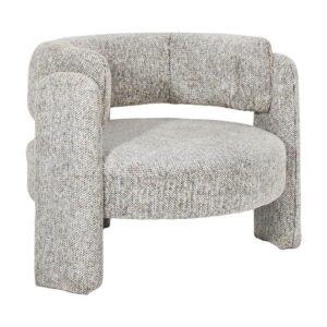 ΠΟΛΥΘΡΟΝΑ Fylliana FL6414 ΕΚΡΟΥ ΜΕ ΜΑΥΡΟ ΧΡΩΜΑ ΥΦΑΣΜΑΤΟΣ 88x94x73εκ