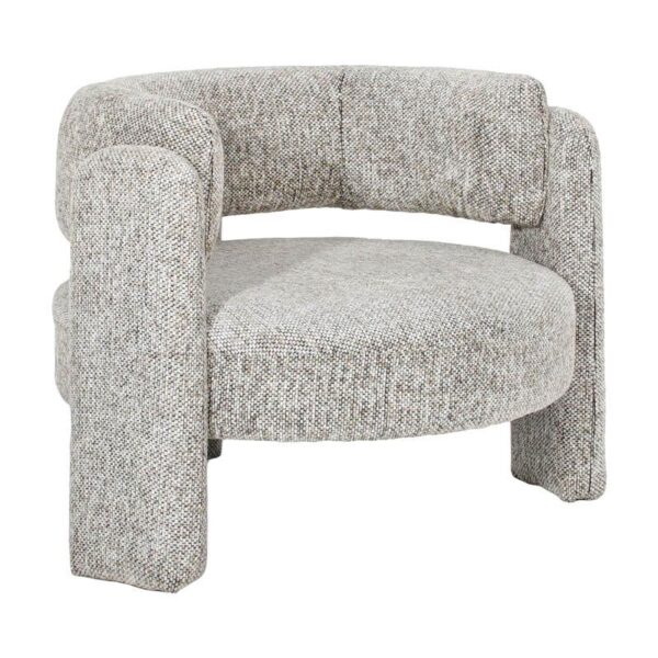 ΠΟΛΥΘΡΟΝΑ Fylliana FL6414 ΕΚΡΟΥ ΜΕ ΜΑΥΡΟ ΧΡΩΜΑ ΥΦΑΣΜΑΤΟΣ 88x94x73εκ