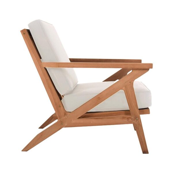 ΠΟΛΥΘΡΟΝΑ ΚΗΠΟΥ ΜΕ ΜΑΞΙΛΑΡΙΑ Fylliana Dahlia ΜΑΣΙΦ ΞΥΛΟ ΤΕΑΚ ΦΥΣΙΚΟ ΧΡΩΜΑ ΜΕ ΚΡΕΜ ΜΑΞΙΛΑΡΙΑ 76x70x82εκ