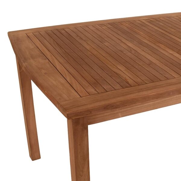 ΞΥΛΙΝΟ ΤΡΑΠΕΖΙ ΚΗΠΟΥ Fylliana Bali ΜΑΣΙΦ ΞΥΛΟ ΤΕΑΚ ΦΥΣΙΚΟ ΧΡΩΜΑ 150x90x75εκ