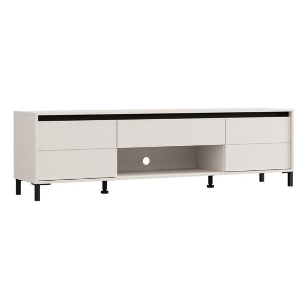 ΕΠΙΠΛΟ ΤΗΛΕΟΡΑΣΗΣ MARRON TV 183 3K1F2V CASHMERE-ΜΑΥΡΟ ΜΑΤ 183x40x52εκ