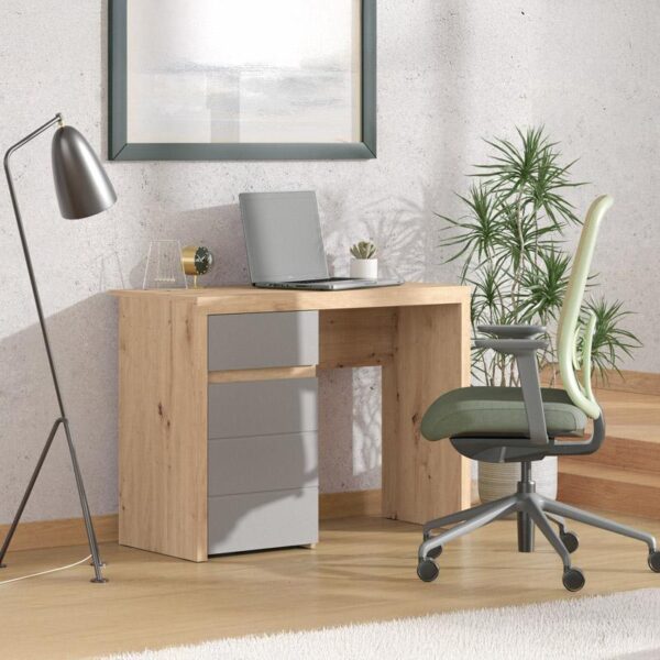 ΓΡΑΦΕΙΟ DIOFANT 1F1V LP ARTISAN-ΓΚΡΙ ΓΡΑΦΙΤΗΣ ΧΡΩΜΑ 98x45x74εκ