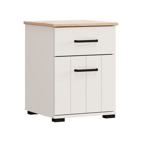 ΚΟΜΟΔΙΝΟ LAMBETH NO1F1V CASHMERE-ARTISAN OAK ΧΡΩΜΑ 41x41x54εκ