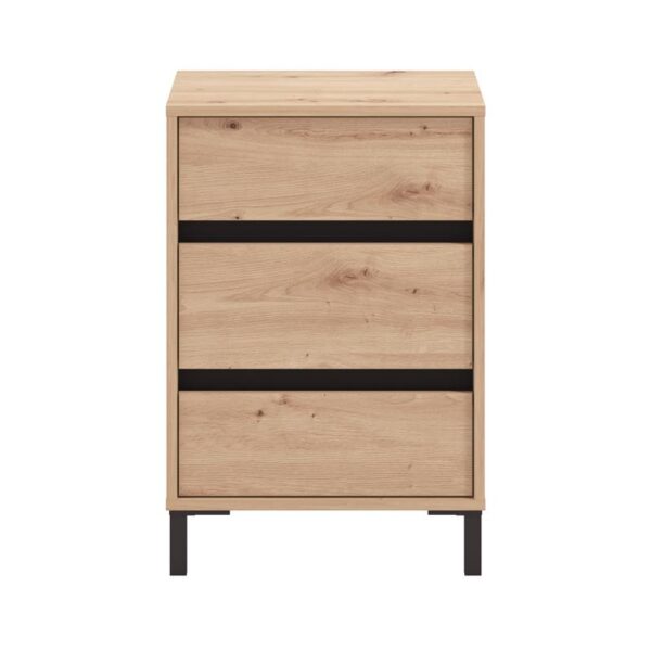ΚΟΜΟΔΙΝΟ MARRON NO3F ARTISAN OAK/ΜΑΥΡΟ ΜΑΤΤ ΧΡΩΜΑ 48x40x71εκ