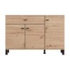 ΚΟΜΟΤΑ-ΜΠΟΥΦΕΣ ALMOND 115 3K1F3V ARTISAN OAK ΧΡΩΜΑ 116x35x78εκ