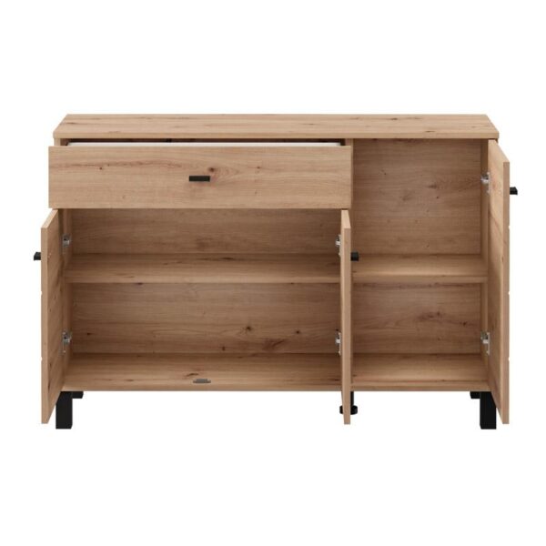 ΚΟΜΟΤΑ-ΜΠΟΥΦΕΣ ALMOND 115 3K1F3V ARTISAN OAK ΧΡΩΜΑ 116x35x78εκ