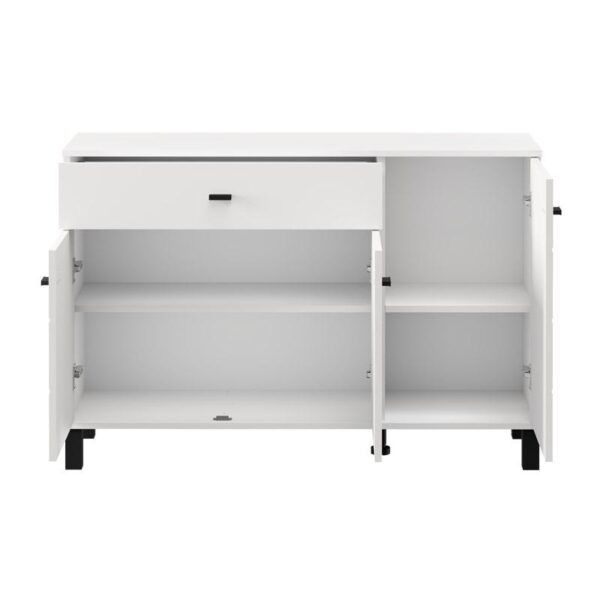 ΚΟΜΟΤΑ-ΜΠΟΥΦΕΣ ALMOND 115 3K1F3V ΛΕΥΚΟ ΧΡΩΜΑ 116x35x78εκ