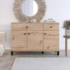 ΚΟΜΟΤΑ-ΜΠΟΥΦΕΣ ALMOND 115 3K2F3V ARTISAN OAK ΧΡΩΜΑ 116x35x78εκ