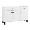 ΚΟΜΟΤΑ-ΜΠΟΥΦΕΣ ALMOND 115 3K2F3V ΛΕΥΚΟ ΧΡΩΜΑ 116x35x78εκ
