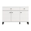 ΚΟΜΟΤΑ-ΜΠΟΥΦΕΣ ALMOND 115 3K2F3V ΛΕΥΚΟ ΧΡΩΜΑ 116x35x78εκ