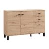 ΚΟΜΟΤΑ-ΜΠΟΥΦΕΣ ALMOND 115 3K3F2V ARTISAN OAK ΧΡΩΜΑ 116x35x78εκ