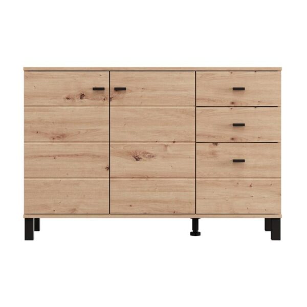 ΚΟΜΟΤΑ-ΜΠΟΥΦΕΣ ALMOND 115 3K3F2V ARTISAN OAK ΧΡΩΜΑ 116x35x78εκ
