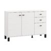 ΚΟΜΟΤΑ-ΜΠΟΥΦΕΣ ALMOND 115 3K3F2V ΛΕΥΚΟ ΧΡΩΜΑ 116x35x78εκ
