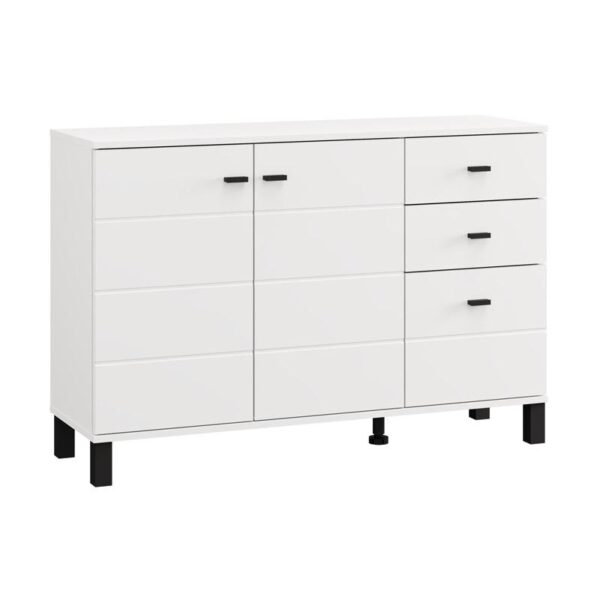 ΚΟΜΟΤΑ-ΜΠΟΥΦΕΣ ALMOND 115 3K3F2V ΛΕΥΚΟ ΧΡΩΜΑ 116x35x78εκ