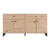 ΚΟΜΟΤΑ-ΜΠΟΥΦΕΣ ALMOND 154 4K2F4V ARTISAN OAK ΧΡΩΜΑ 154x35x78εκ