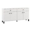ΚΟΜΟΤΑ-ΜΠΟΥΦΕΣ ALMOND 154 4K2F4V ΛΕΥΚΟ ΧΡΩΜΑ 154x35x78εκ