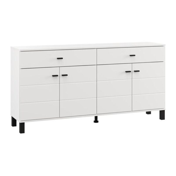 ΚΟΜΟΤΑ-ΜΠΟΥΦΕΣ ALMOND 154 4K2F4V ΛΕΥΚΟ ΧΡΩΜΑ 154x35x78εκ