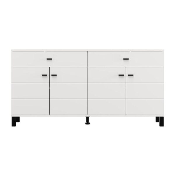 ΚΟΜΟΤΑ-ΜΠΟΥΦΕΣ ALMOND 154 4K2F4V ΛΕΥΚΟ ΧΡΩΜΑ 154x35x78εκ