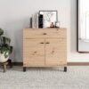 ΚΟΜΟΤΑ-ΜΠΟΥΦΕΣ ALMOND 77 2K1F2V ARTISAN OAK ΧΡΩΜΑ 77x35x78εκ