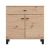 ΚΟΜΟΤΑ-ΜΠΟΥΦΕΣ ALMOND 77 2K1F2V ARTISAN OAK ΧΡΩΜΑ 77x35x78εκ