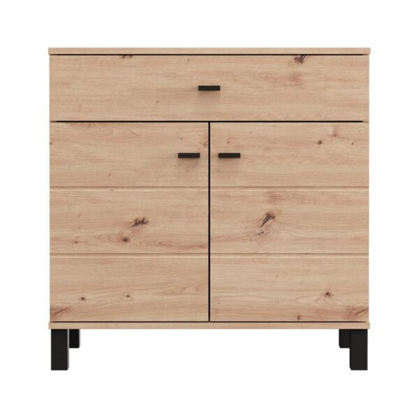 ΚΟΜΟΤΑ-ΜΠΟΥΦΕΣ ALMOND 77 2K1F2V ARTISAN OAK ΧΡΩΜΑ 77x35x78εκ