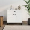 ΚΟΜΟΤΑ-ΜΠΟΥΦΕΣ ALMOND 77 2K1F2V ΛΕΥΚΟ ΧΡΩΜΑ 77x35x78εκ