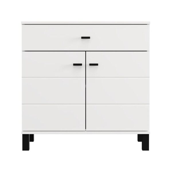 ΚΟΜΟΤΑ-ΜΠΟΥΦΕΣ ALMOND 77 2K1F2V ΛΕΥΚΟ ΧΡΩΜΑ 77x35x78εκ