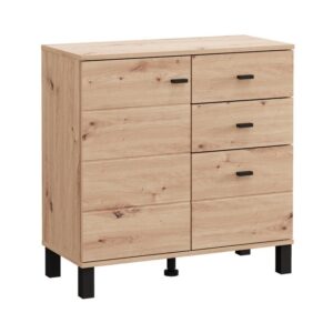 ΚΟΜΟΤΑ-ΜΠΟΥΦΕΣ ALMOND 77 2K3F1V ARTISAN OAK ΧΡΩΜΑ 77x35x78εκ