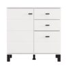ΚΟΜΟΤΑ-ΜΠΟΥΦΕΣ ALMOND 77 2K3F1V ΛΕΥΚΟ ΧΡΩΜΑ 77x35x78εκ