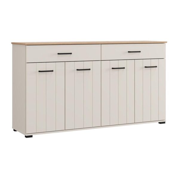 ΚΟΜΟΤΑ-ΜΠΟΥΦΕΣ LAMBETH 156 4K2F4V CASHMERE-ARTISAN OAK 156x41x86εκ