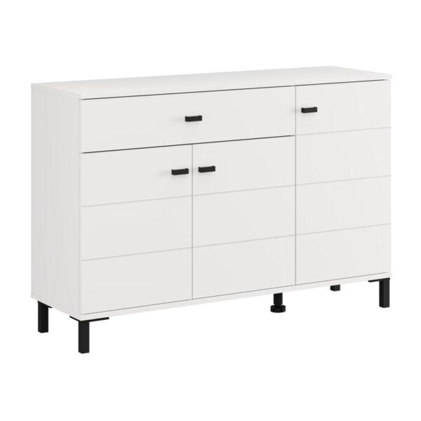 ΚΟΜΟΤΑ-ΜΠΟΥΦΕΣ SALAMIS 115 3K1F3V ΛΕΥΚΟ ΧΡΩΜΑ 116x35x78εκ