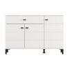 ΚΟΜΟΤΑ-ΜΠΟΥΦΕΣ SALAMIS 115 3K1F3V ΛΕΥΚΟ ΧΡΩΜΑ 116x35x78εκ