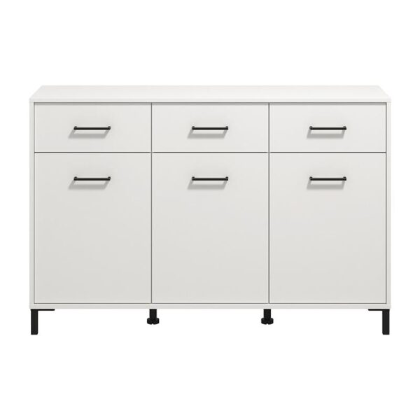 ΚΟΜΟΤΑ-ΜΠΟΥΦΕΣ VIENNE 3K3F ΛΕΥΚΟ ΧΡΩΜΑ 138x40x90εκ