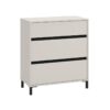ΚΟΜΟΤΑ-ΣΥΡΤΑΡΙΕΡΑ MARRON 80 3F CASHMERE/ΜΑΥΡΟ ΜΑΤΤ ΧΡΩΜΑ 80x40x90εκ