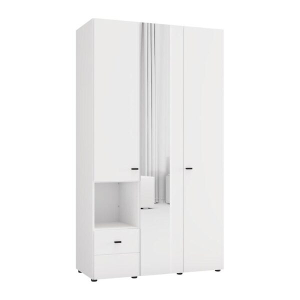 ΝΤΟΥΛΑΠΑ CAMPSIE 3K1F1O h207 ΛΕΥΚΟ ΧΡΩΜΑ 118x52x208εκ