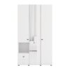 ΝΤΟΥΛΑΠΑ CAMPSIE 3K1F1O h207 ΛΕΥΚΟ ΧΡΩΜΑ 118x52x208εκ