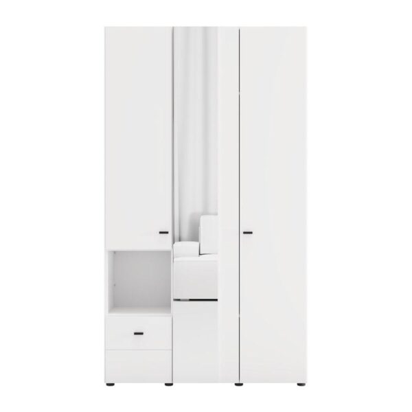 ΝΤΟΥΛΑΠΑ CAMPSIE 3K1F1O h207 ΛΕΥΚΟ ΧΡΩΜΑ 118x52x208εκ